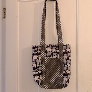 Handmade canvas tote bag